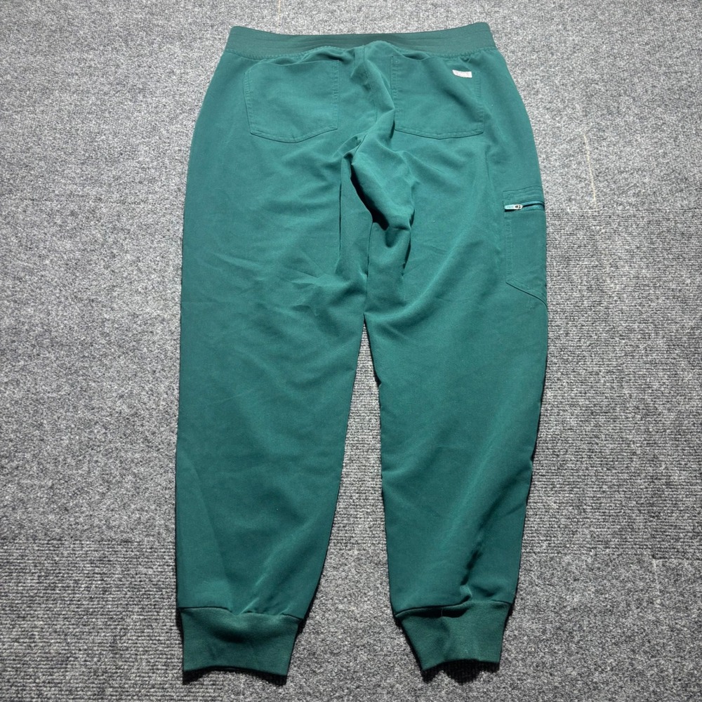FIGS Technical Collection Womens Zamora Jogger Scrub Pants Green Size M Petite